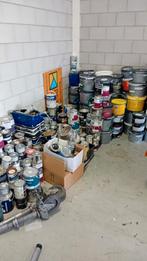 Grote partij verf gratis af te halen, Doe-het-zelf en Verbouw, Verf, Beits en Lak, Ophalen of Verzenden, Wit