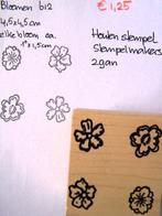 Bloemen 612  Houten stempel, Hobby en Vrije tijd, Ophalen of Verzenden, Zo goed als nieuw, Houten stempel