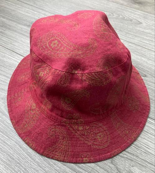Khaki Tommy Hilfiger Bucket Hat Hoed Maat M - Omkeerbaar, Kleding | Heren, Hoeden en Petten, Zo goed als nieuw, Ophalen of Verzenden