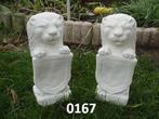 Twee Leeuwen, Ophalen, Nieuw, Beton, Dierenbeeld