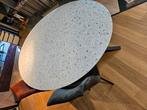 Eettafel + salontafel, Ophalen, Nieuw, Ovaal, 50 tot 100 cm
