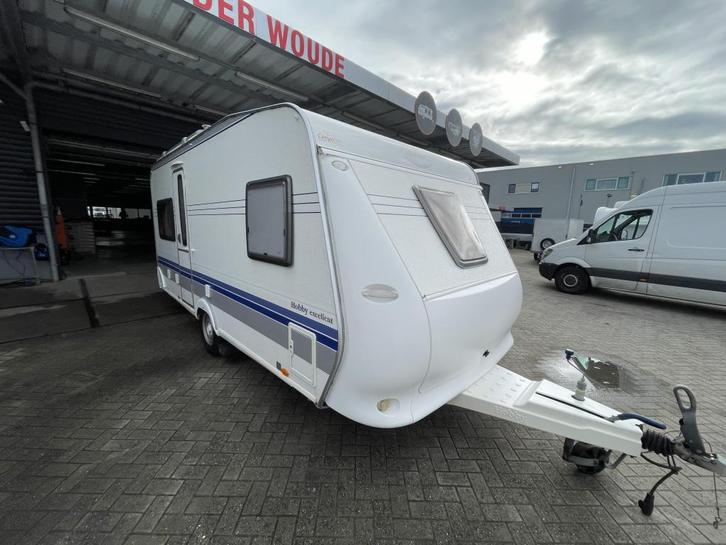 Hobby Excellent 460 UFE Mover, Isabella tent, Caravans en Kamperen, Caravans, Bedrijf, tot en met 4, 1000 - 1250 kg, Rondzit, Hobby