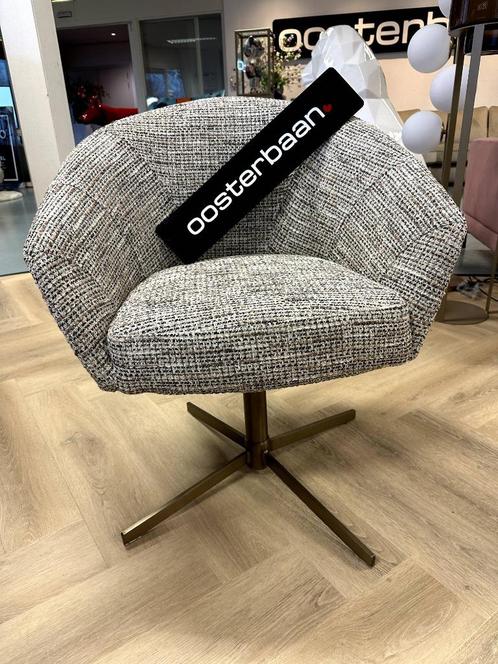 ACTIE - Luxe Eetkamerstoel Lotos Draaibaar NIEUW Chanel, Huis en Inrichting, Stoelen, Nieuw, Twee, Stof, Overige kleuren, Ophalen of Verzenden