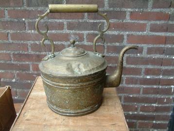 antiek kook ketel   is handgemaakt en nog steeds niet lek beschikbaar voor biedingen