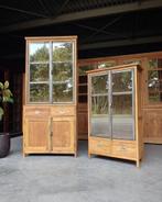 Stoere teakhouten buffetkast | Teak X Staal #2160, Huis en Inrichting, Kasten | Buffetkasten, Gebruikt, 100 tot 150 cm, 200 cm of meer