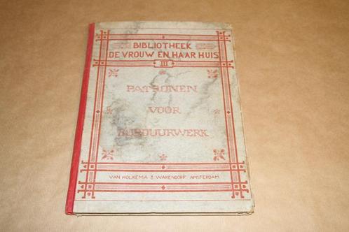 Patronen voor borduurwerk - Oude uitgave ca 1930 !!, Boeken, Hobby en Vrije tijd, Nieuw, Ophalen of Verzenden