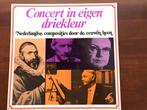 Concert in driekleur. 350 jaar nederlandse muziek, Cd's en Dvd's, Vinyl | Klassiek, Ophalen of Verzenden, Zo goed als nieuw, Overige formaten