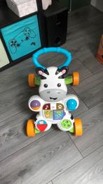 Fisher-price looptrainer zebra werkend, Met geluid, Gebruikt, Ophalen, Duw- of Trekspeelgoed