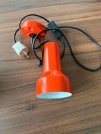 Vintage Oranje Bureaulamp/Wandlamp, Huis en Inrichting, Lampen | Hanglampen, Ophalen of Verzenden, Gebruikt, Metaal, Minder dan 50 cm