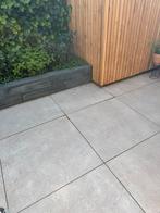 2 keramische tegels 80x80x4 | beige / zand, Tuin en Terras, Tegels en Klinkers, Ophalen, Nieuw, 10 m² of meer, Beton