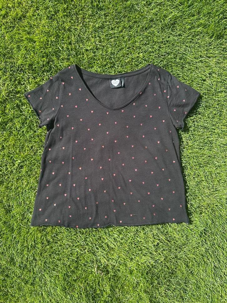 Catwalk Junkie top maat XS (ZGAN), Kleding | Dames, T-shirts, Zo goed als nieuw, Maat 34 (XS) of kleiner, Zwart, Korte mouw, Ophalen of Verzenden