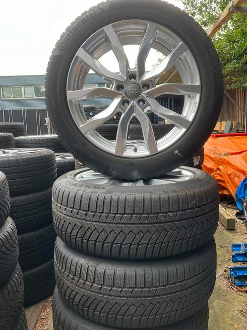 20 inch velgen met winterbanden Audi Q7, Auto-onderdelen, Banden en Velgen, Banden en Velgen, Winterbanden, 20 inch, 285 mm, Ophalen of Verzenden