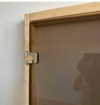 Nieuw!! Sauna deur kozijn veiligheidsglas brons of blank, 75 tot 150 cm, Deurkozijn, Nieuw, Ophalen of Verzenden