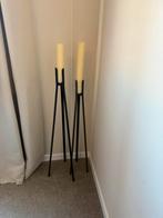 Massief metalen vloerkandelaar voor kaarsen set van 2, Ophalen, Zo goed als nieuw, Minder dan 100 cm