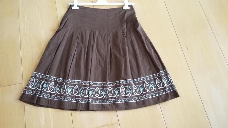 Rok, Kleding | Dames, Rokken, Zo goed als nieuw, Maat 36 (S), Bruin, Boven de knie, Ophalen