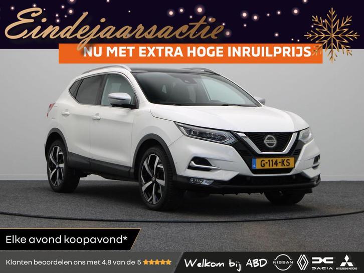 Nissan Qashqai 1.3 DIG-T Tekna + | Trekhaak | All season | v, Auto's, Nissan, Bedrijf, Te koop, Qashqai, 360° camera, ABS, Adaptive Cruise Control