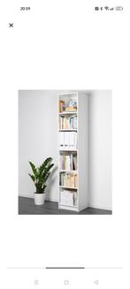 Ikea Billy Kast met Vitrinedeur - Wit, Ophalen, 25 tot 50 cm, 50 tot 100 cm, 200 cm of meer