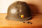 Belgische helm (M51?) Oud ijzer, Verzamelen, Overige gebieden, Ophalen of Verzenden, Helm of Baret, Landmacht