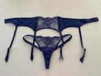 Malizia by la Perla lingerie jarretel string luxe kant, Kleding | Dames, Ondergoed en Lingerie, Ophalen of Verzenden, Paars, String