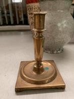 Kandelaar Spaanse 18e eeuwse antieke bronzen kandelaar, Ophalen of Verzenden