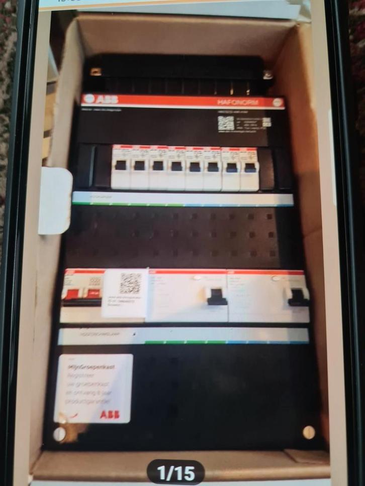 Abb groepenkasten nieuw 3 fase, Hobby en Vrije tijd, Elektronica-componenten, Ophalen