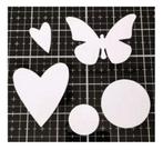 Sizzix 658300 Basic Shapes Snijmal Vlinder Hartjes Rondjes, Ophalen, Zo goed als nieuw, Frame of Mal, Sizzix