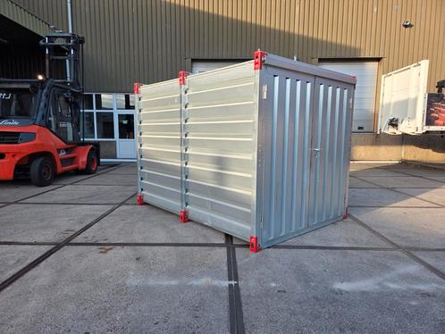 Demontabele container zelfbouwcontainer 2x3 met stelling, Tuin en Terras, Bergingen en Tuinkasten, Zo goed als nieuw, Metaal, Ophalen of Verzenden