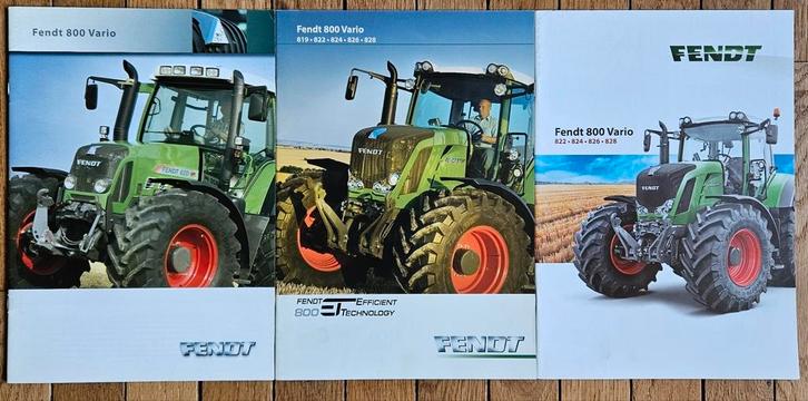 Partij Fendt folders, Boeken, Catalogussen en Folders, Zo goed als nieuw, Folder, Ophalen of Verzenden