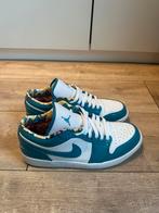 Air Jordan 1 Low Barcelona Cyber Teal maat 44, Blauw, Nike, Ophalen of Verzenden, Sneakers of Gympen