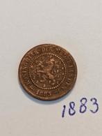 Halve cent 1883 Koning Willem 3, Postzegels en Munten, Munten | Nederland, Ophalen of Verzenden, Koning Willem III, Overige waardes