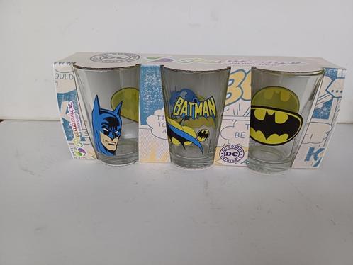 Batman set van 3 limonade glazen NIEUW in verpakking, Verzamelen, Film en Tv, Nieuw, Film, Gebruiksvoorwerp, Ophalen of Verzenden