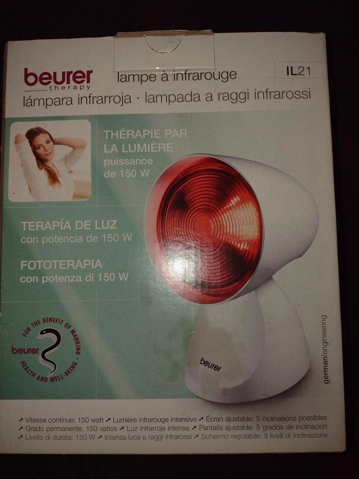 Beurer Infraroodlamp IL21 - Ontspanning en Pijnverlichting, Sport en Fitness, Massageproducten, Ophalen of Verzenden