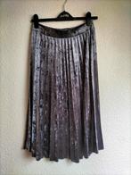 feestelijke velours rok van La Fee Maraboutée maat 38, Kleding | Dames, Rokken, La Fee Maraboutee, Zo goed als nieuw, Grijs, Onder de knie