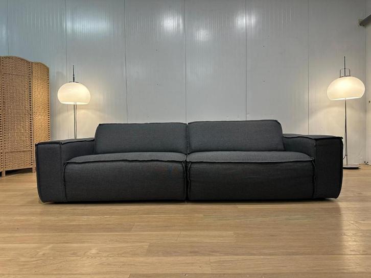 Fest Amsterdam 3-zits Bank Donkerblauw + GARANTIE, Huis en Inrichting, Banken | Bankstellen, Zo goed als nieuw, Rechte bank, Driepersoons