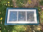Ouderwets hardhouten bovenlicht, Gebruikt, Raamkozijn, Minder dan 75 cm, Inclusief glas