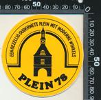 Sticker: Plein 78 - Een gezellig plein met moderne winkels, Verzenden, Zo goed als nieuw, Bedrijf of Vereniging