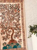 Vintage Wandkleed Levensboom XL op latten 160 x 91 cm, Ophalen of Verzenden