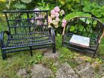 2 rotan zitbanken voor binnen, Antiek en Kunst, Ophalen of Verzenden
