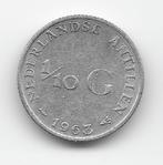 Nederlandse Antillen 1/10 gulden 1963 KM# 3, Postzegels en Munten, Munten | Amerika, Zilver, Losse munt, Verzenden, Midden-Amerika