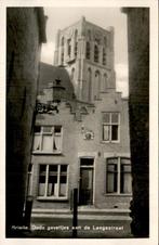 Brielle - Langestraat, Verzamelen, Ansichtkaarten | Nederland, 1940 tot 1960, Gelopen, Zuid-Holland, Ophalen of Verzenden