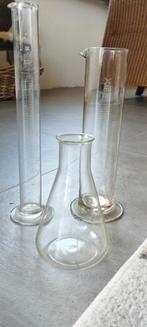 Laboratorium maat glazen, Antiek en Kunst, Antiek | Glas en Kristal, Ophalen of Verzenden