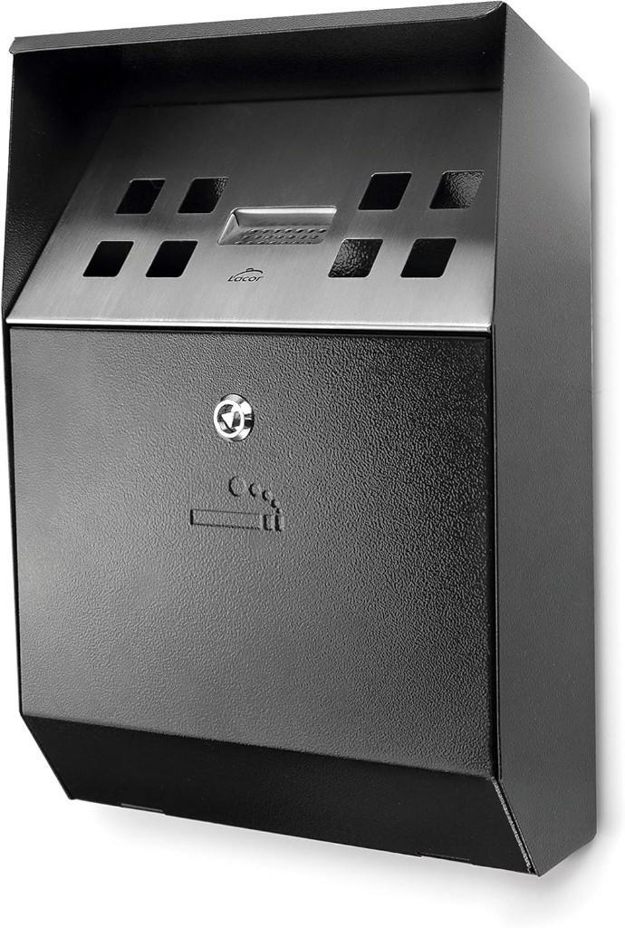 Wandasbak, muurasbak zwart 25x35x8.5cm, Tuin en Terras, Overige Tuin en Terras, Nieuw, Ophalen of Verzenden