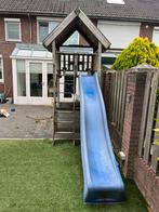 Speelhuisje met glijbaan, Kinderen en Baby's, Speelgoed | Buiten | Speeltoestellen, Ophalen, Gebruikt, Glijbaan