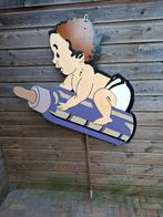 geboortebord met stok, Ophalen, Gebruikt, Geboortebord