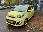 Kia Picanto 1.0 Cvvt 5-DRS 2012 Groen, Auto's, Voorwielaandrijving, Stof, Zwart, Radio