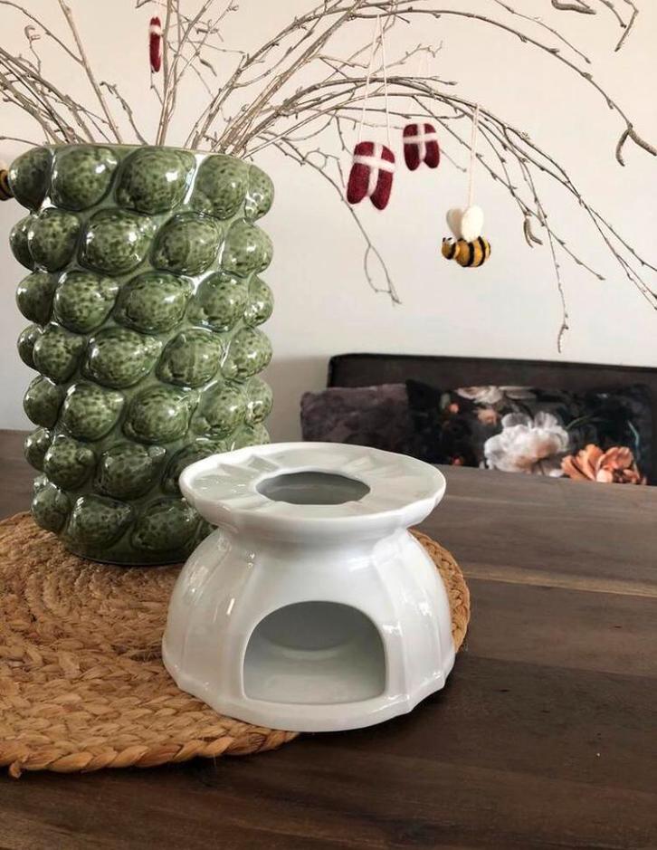 💝 Vintage antiek FÜRSTENBERG ANNA CARINA rechaud wit, Antiek en Kunst, Antiek | Servies los, Ophalen of Verzenden