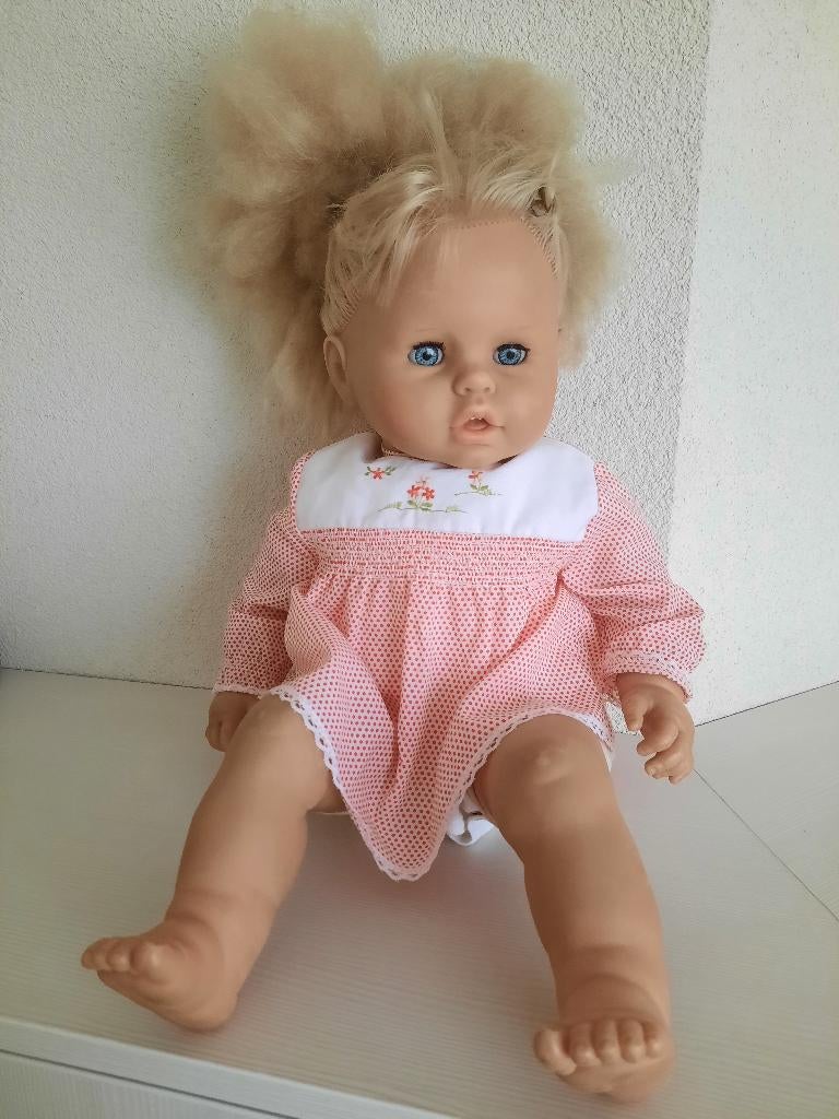 Zapf Creations Peuterpop Z 65-26 Vintage jaren 80 ( F10 ), Ophalen of Verzenden, Gebruikt, Pop, Levensecht of Reborn