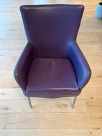 Drietal paar stoelen, Ophalen, Zo goed als nieuw, 50 tot 75 cm, Leer