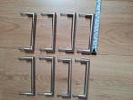 Rvs handvatten(8x) 14cm voor kastdeuren, Ophalen of Verzenden, Zo goed als nieuw, Minder dan 50 cm, Minder dan 100 cm