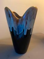 Dripe glaze vaas, Huis en Inrichting, Woonaccessoires | Vazen, Ophalen of Verzenden, Zo goed als nieuw, Aardewerk of Porselein